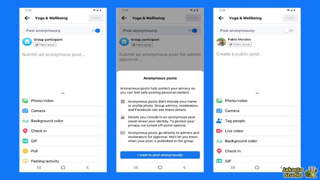 Cara Posting Anonim Grup Facebook
