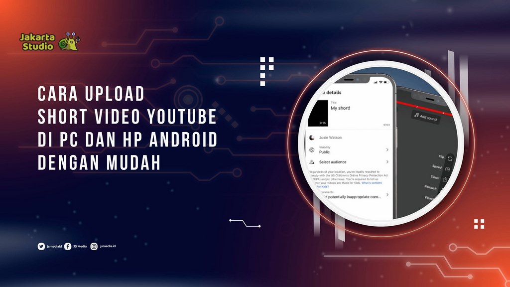 Cara Upload Short Video YouTube di PC dan HP Android dengan Mudah