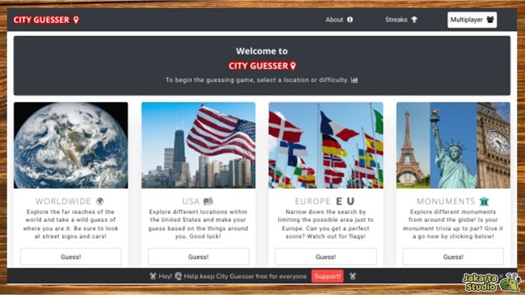 Game Mirip GeoGuessr