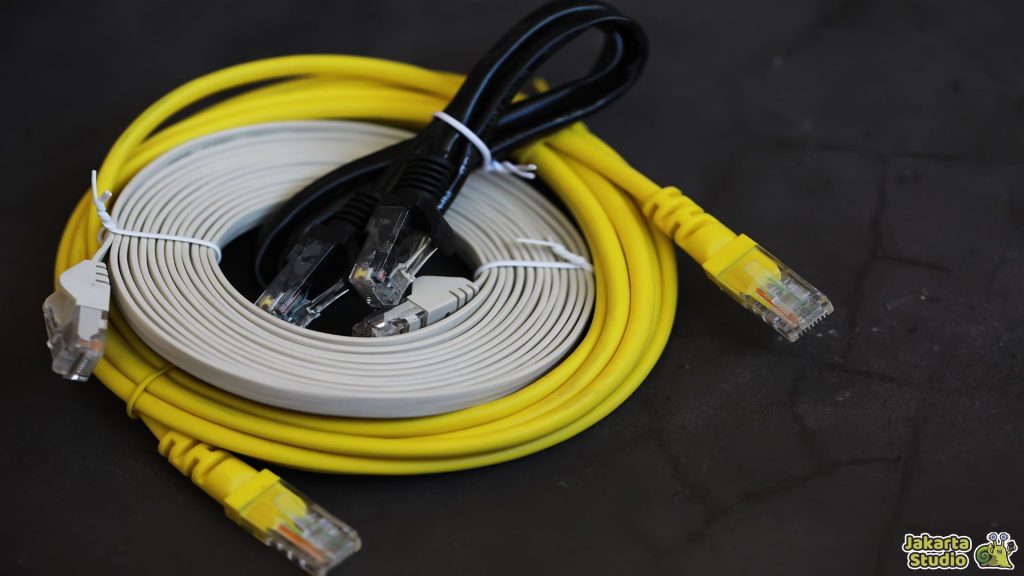 Kabel Ethernet Flat vs Round