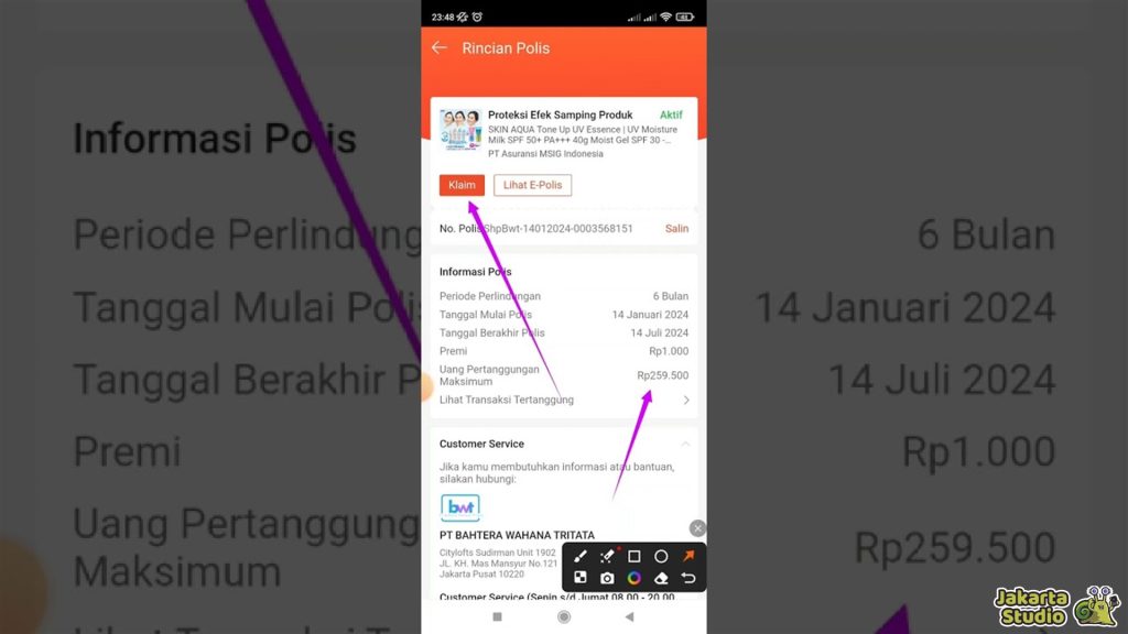 Klaim Proteksi Efek Samping Shopee