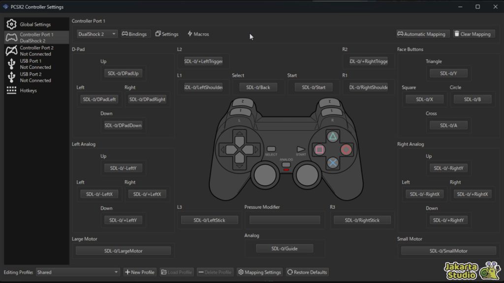 Setting Joystick PCSX2