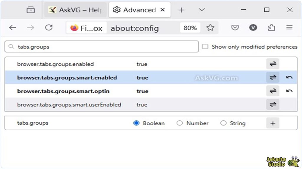 Smart Tab Group Firefox