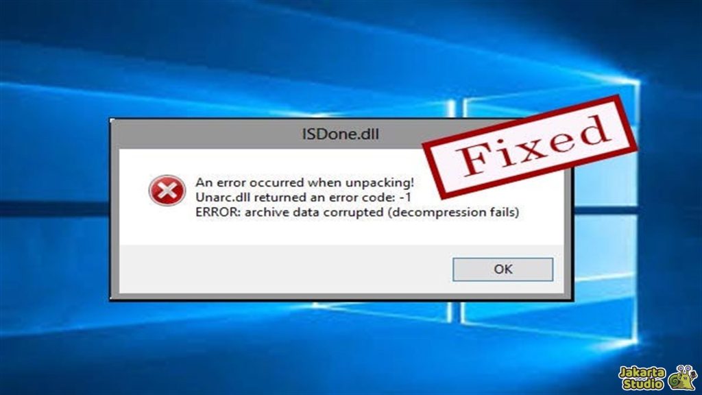 Solusi Error unarc dan isdone