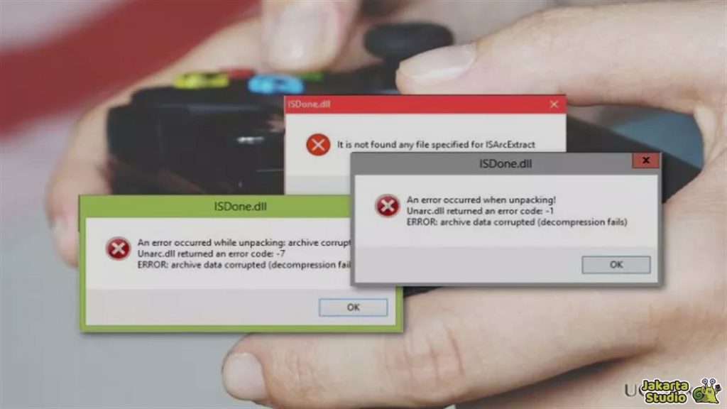 Solusi Error unarc dan isdone