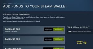 Cara Isi Saldo Steam Wallet
