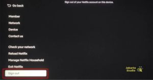 Cara Logout Netflix 