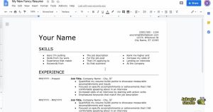 Cara Membuat CV di HP dengan Google Docs