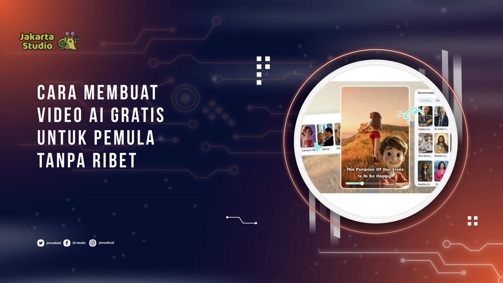 Cara Membuat Video AI Gratis untuk Pemula Tanpa Ribet