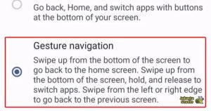 Cara Mengaktifkan Navigasi Tombol Jika Sedang Pakai Gestur