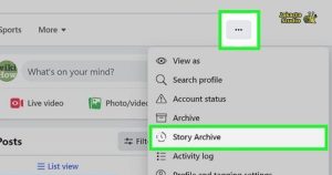 Cara Melihat Arsip Cerita Facebook Lewat PC atau Laptop