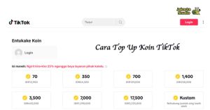 Cara Top Up Saldo TikTok Melalui Website Resmi