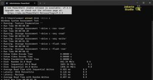 Cara Cek Kecepatan SSD Menggunakan Windows PowerShell