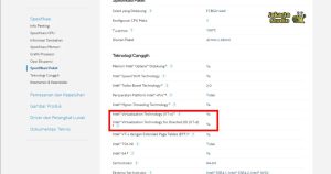 Cara Mengecek Apakah VT-x Sudah Aktif