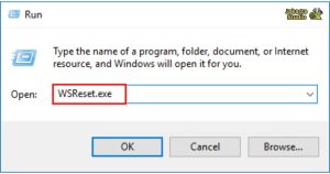 Cara Menghapus Cache Microsoft Store dengan WSReset