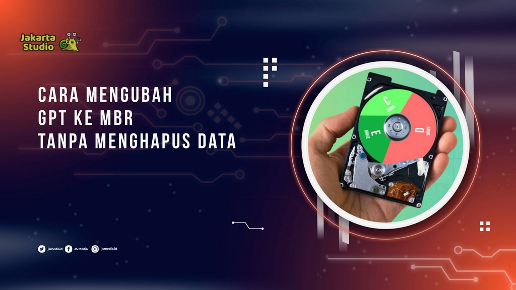 Cara Mengubah GPT ke MBR Tanpa Menghapus Data