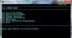 Cara Mengunci Folder dengan Script Batch
